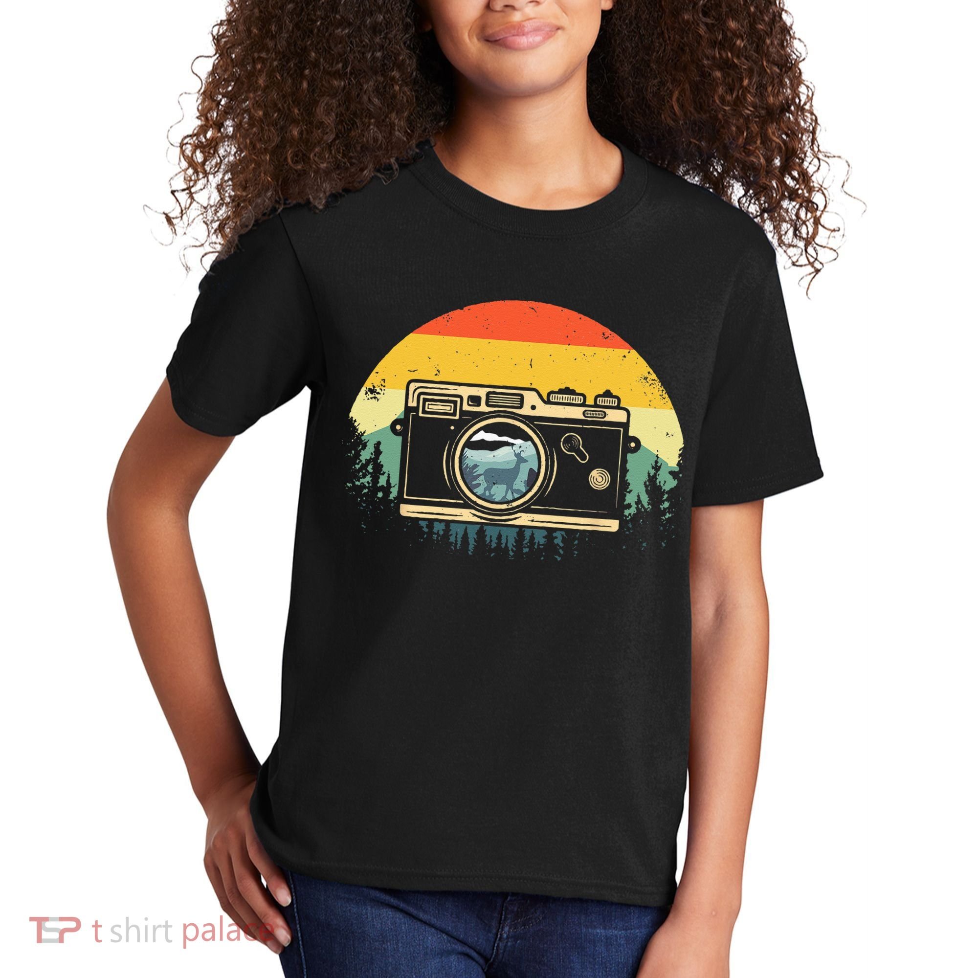 Cool Photography For Women Photographer Camera Lover Kids T-Shirt