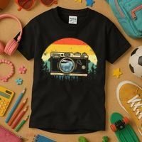 Cool Photography For Women Photographer Camera Lover Kids T-Shirt thumb 3