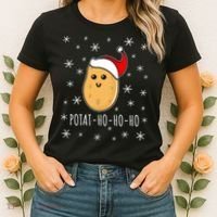 Christmas Potato Festive Gift Classic Women's T-Shirt thumb 2