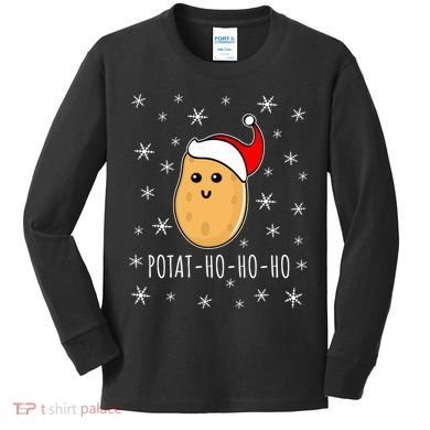 Christmas Potato Festive Gift Classic Kids Long Sleeve Shirt