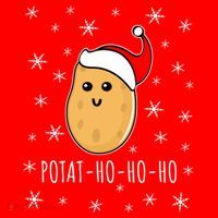 Christmas Potato Festive Gift Classic Santa Hat thumb 1