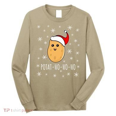 Christmas Potato Festive Gift Classic Long Sleeve Shirt
