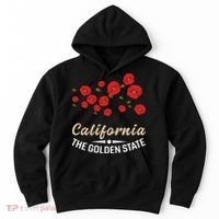 California Poppy Floral The Golden State Hoodie thumb 0