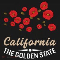 California Poppy Floral The Golden State Long Sleeve Shirt thumb 2