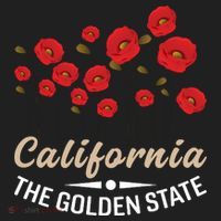 California Poppy Floral The Golden State Beanie thumb 2