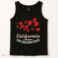 California Poppy Floral The Golden State Tank Top thumb 2