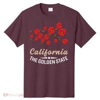 California Poppy Floral The Golden State T-Shirt thumb 0