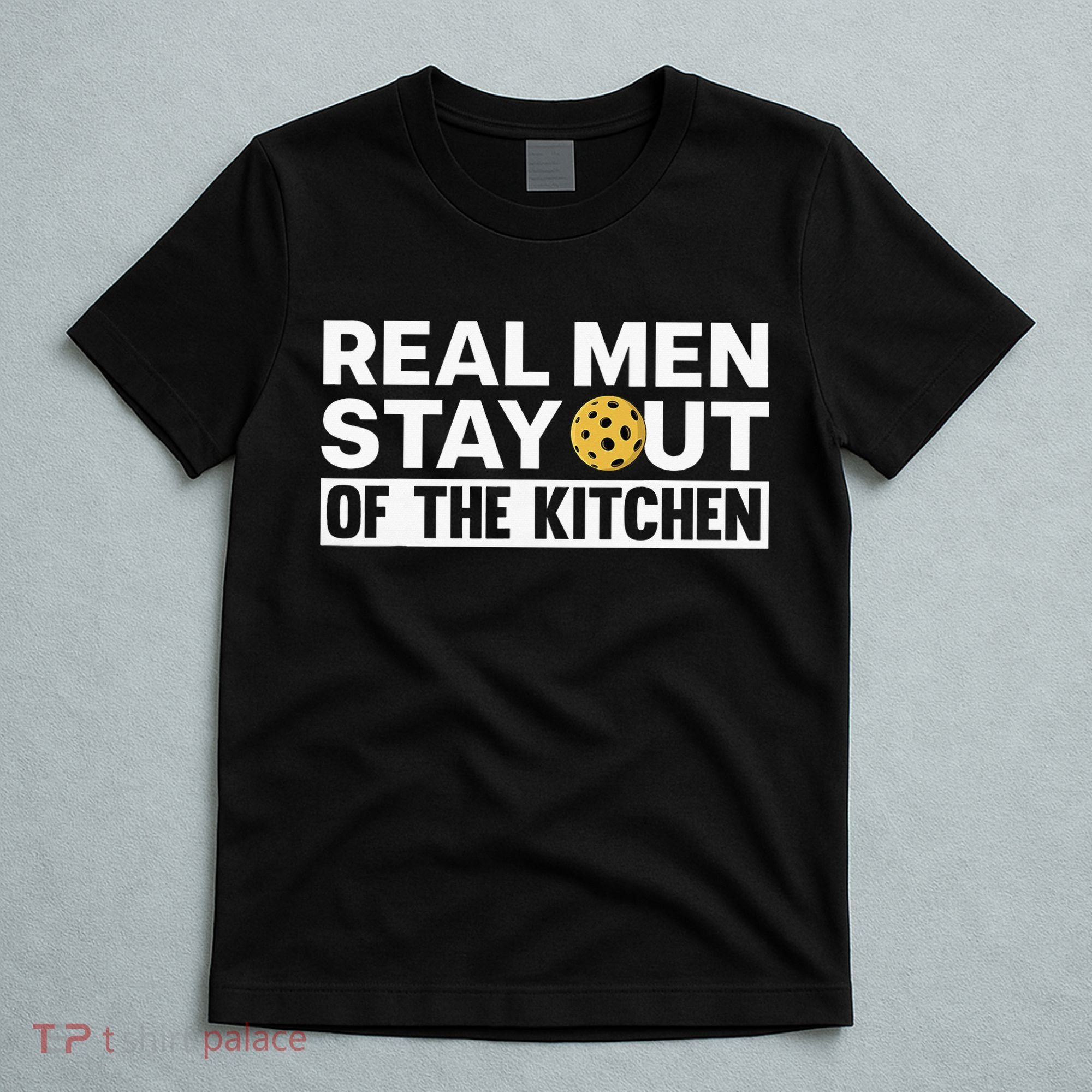 Cool Pickleball For Dad Pickle Ball Sports Team Kitchen T-Shirt