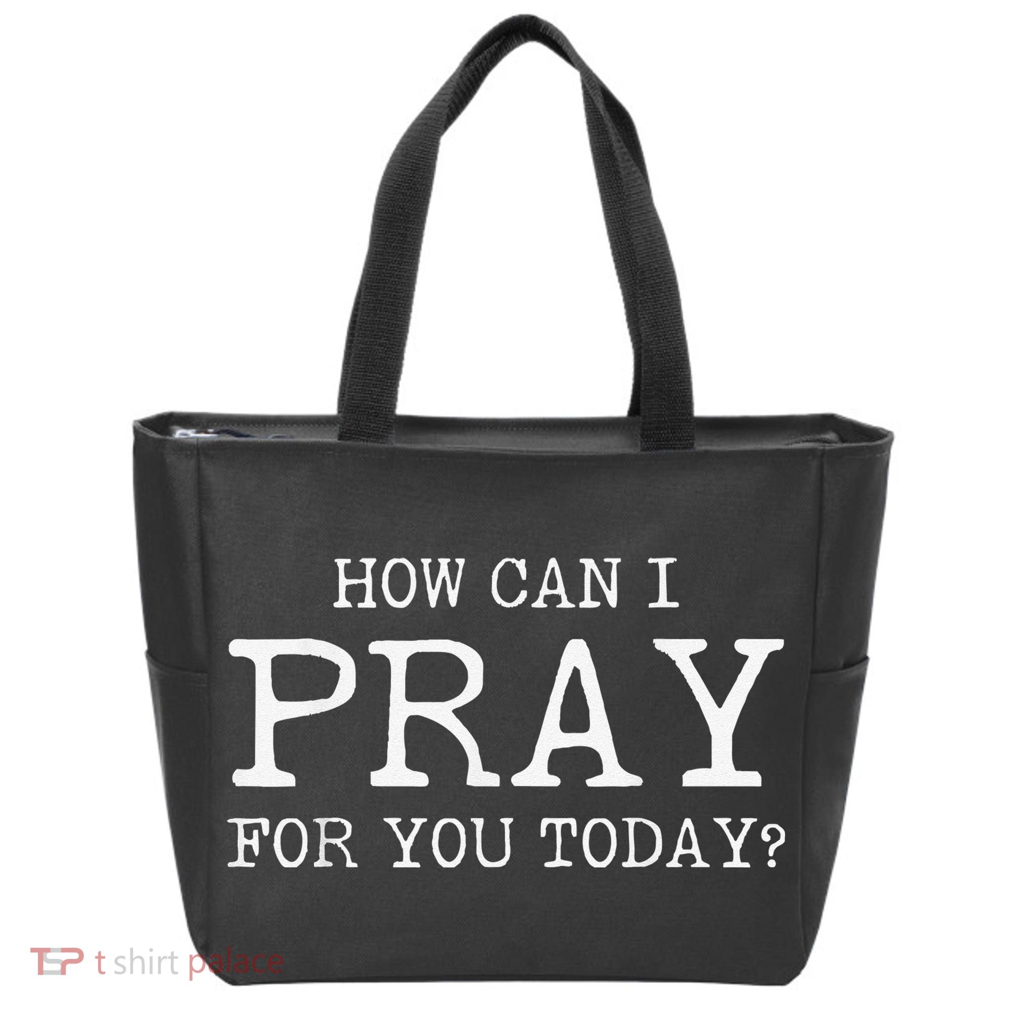 Christian Prayer For You Jesus or Faith How Can I Pray Tote Bag