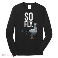 Cool Pigeon For Women Breeder Birdwatching Pigeon Racing Long Sleeve Shirt thumb 0