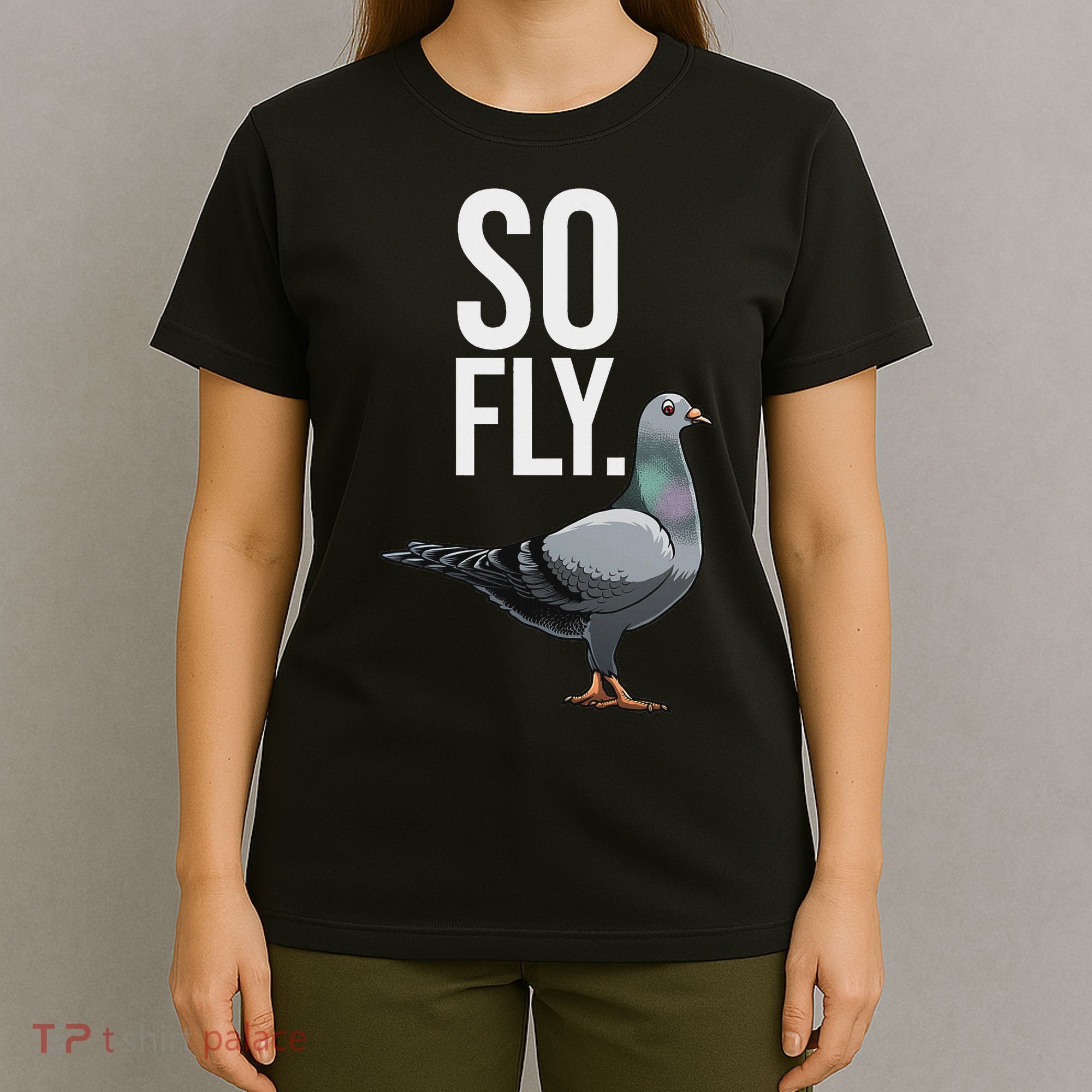Cool Pigeon For Women Breeder Birdwatching Pigeon Racing T-Shirt