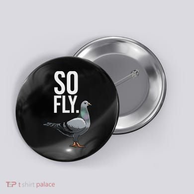 Cool Pigeon For Women Breeder Birdwatching Pigeon Racing Button