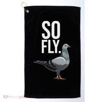 Cool Pigeon For Women Breeder Birdwatching Pigeon Racing Golf Towel thumb 0