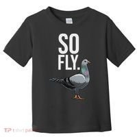 Cool Pigeon For Women Breeder Birdwatching Pigeon Racing Toddler T-Shirt thumb 0