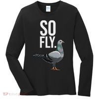 Cool Pigeon For Women Breeder Birdwatching Pigeon Racing Women's Long Sleeve Shirt thumb 0