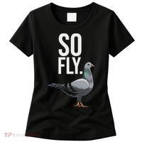 Cool Pigeon For Women Breeder Birdwatching Pigeon Racing Women's T-Shirt thumb 0