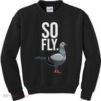 Cool Pigeon For Women Breeder Birdwatching Pigeon Racing Kids Sweatshirt thumb 0