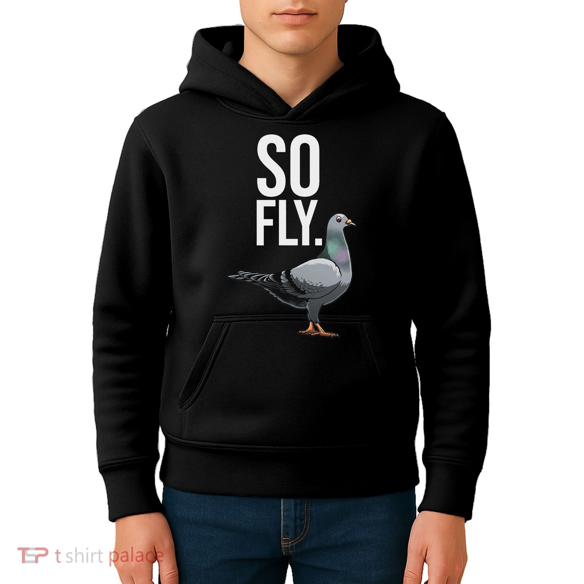 Cool Pigeon For Women Breeder Birdwatching Pigeon Racing Kids Hoodie