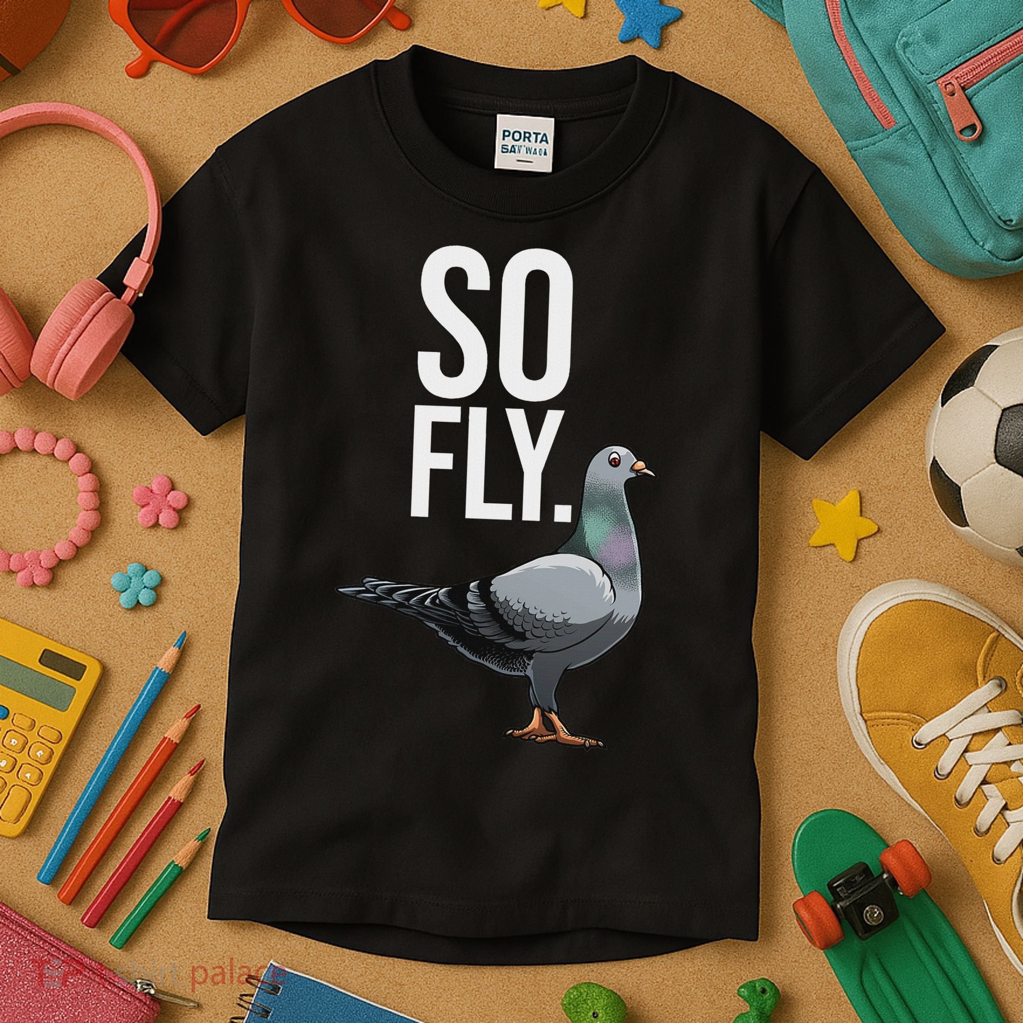 Cool Pigeon For Women Breeder Birdwatching Pigeon Racing Kids T-Shirt