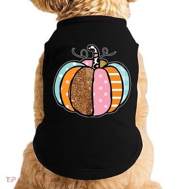 Colorful Pumpkin Festive Fall Doggie Tank