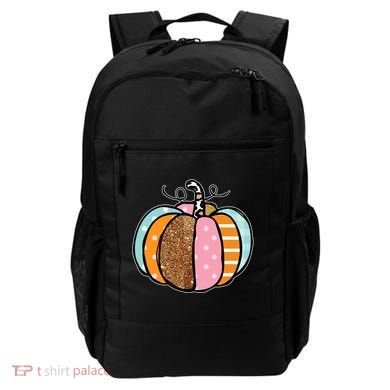 Colorful Pumpkin Festive Fall Backpack