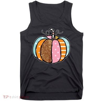 Colorful Pumpkin Festive Fall Tank Top