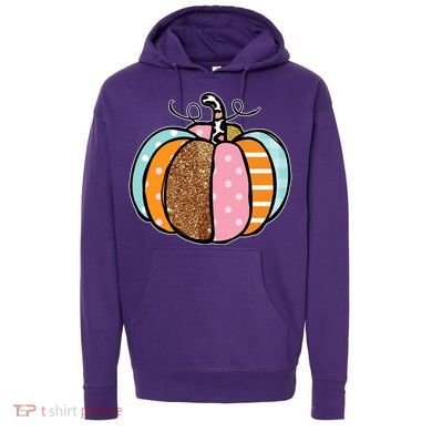 Colorful Pumpkin Festive Fall Hoodie
