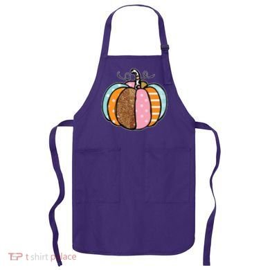 Colorful Pumpkin Festive Fall Apron