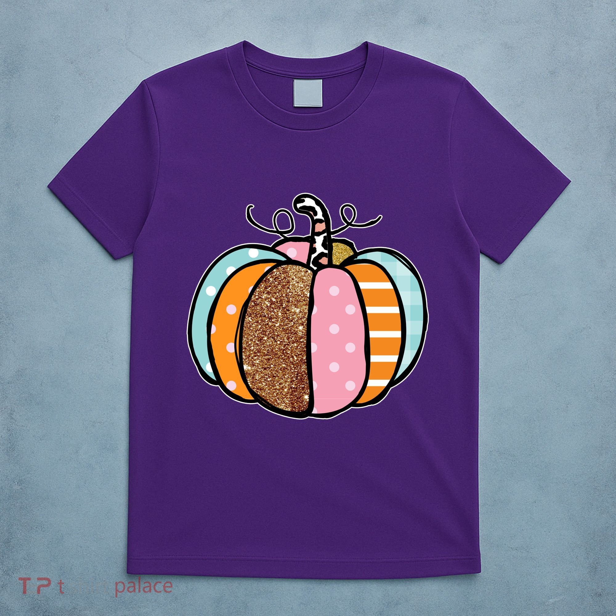 Colorful Pumpkin Festive Fall T-Shirt