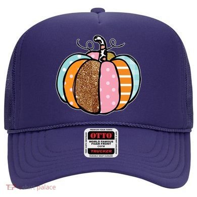 Colorful Pumpkin Festive Fall Hat