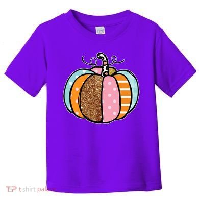 Colorful Pumpkin Festive Fall Toddler T-Shirt