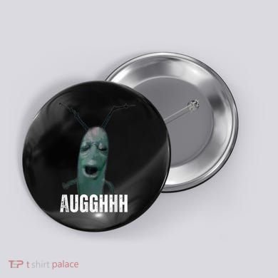 Cursed Plankton Funny Meme Button