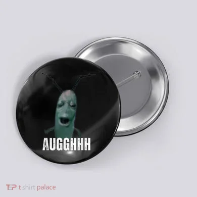 Cursed Plankton Funny Meme Button