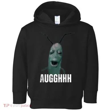 Cursed Plankton Funny Meme Toddler Hoodie