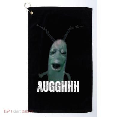 Cursed Plankton Funny Meme Golf Towel