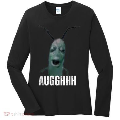 Cursed Plankton Funny Meme Women's Long Sleeve Shirt