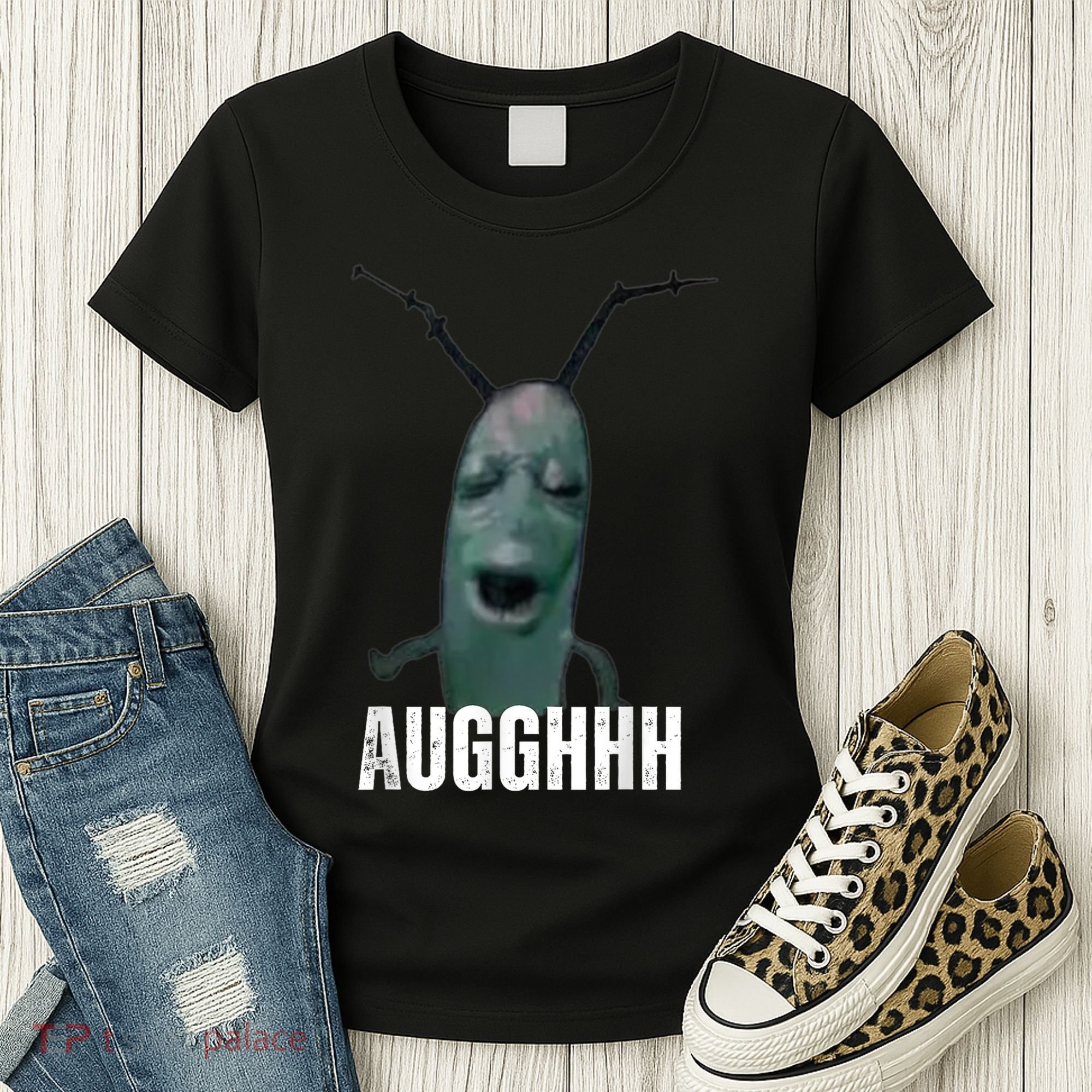 Cursed Plankton Funny Meme Women's T-Shirt