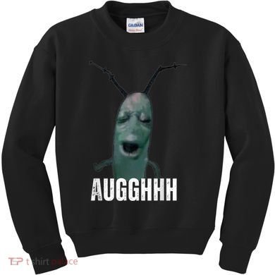 Cursed Plankton Funny Meme Kids Sweatshirt