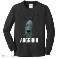 Cursed Plankton Funny Meme Kids Long Sleeve Shirt thumb 0