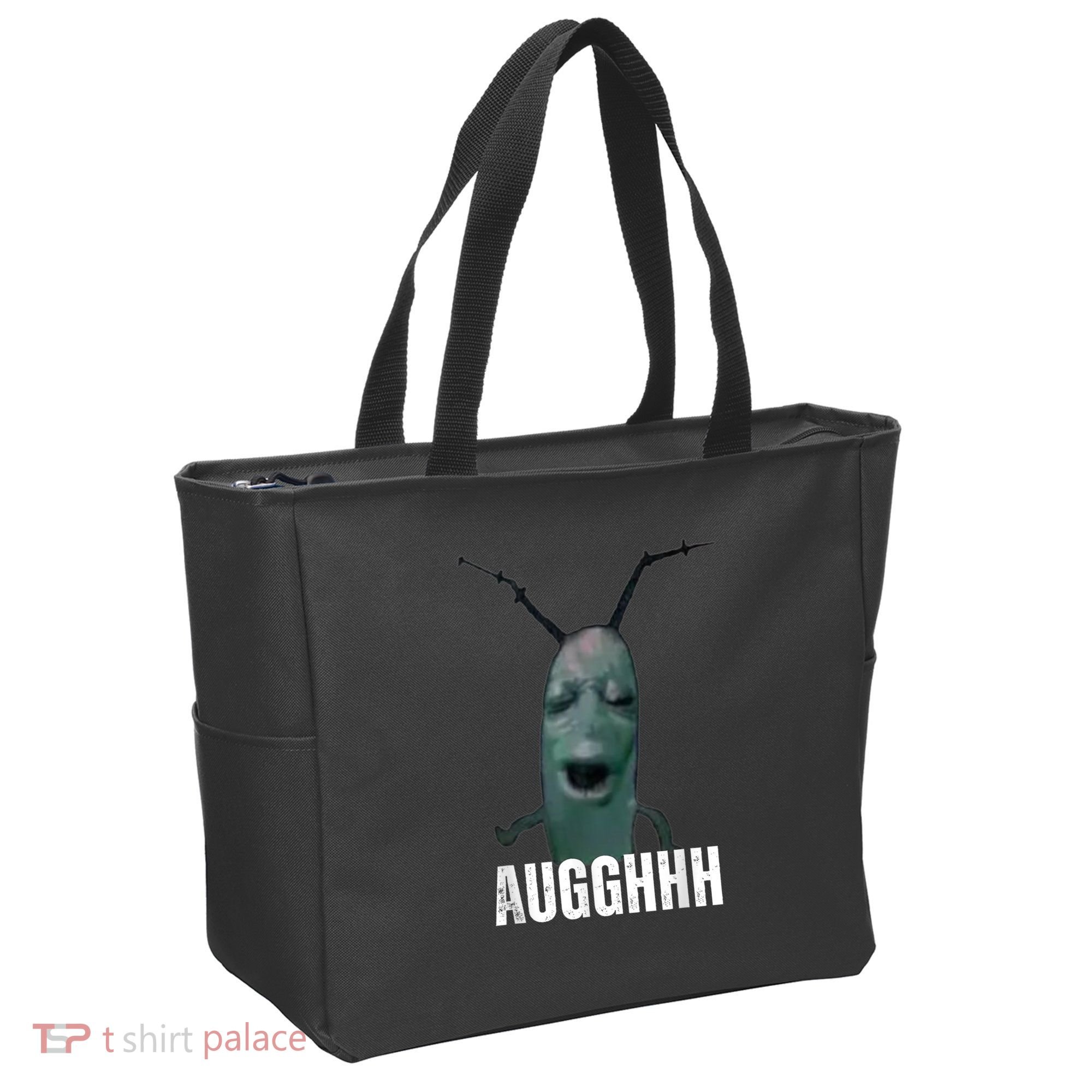 Cursed Plankton Funny Meme Tote Bag