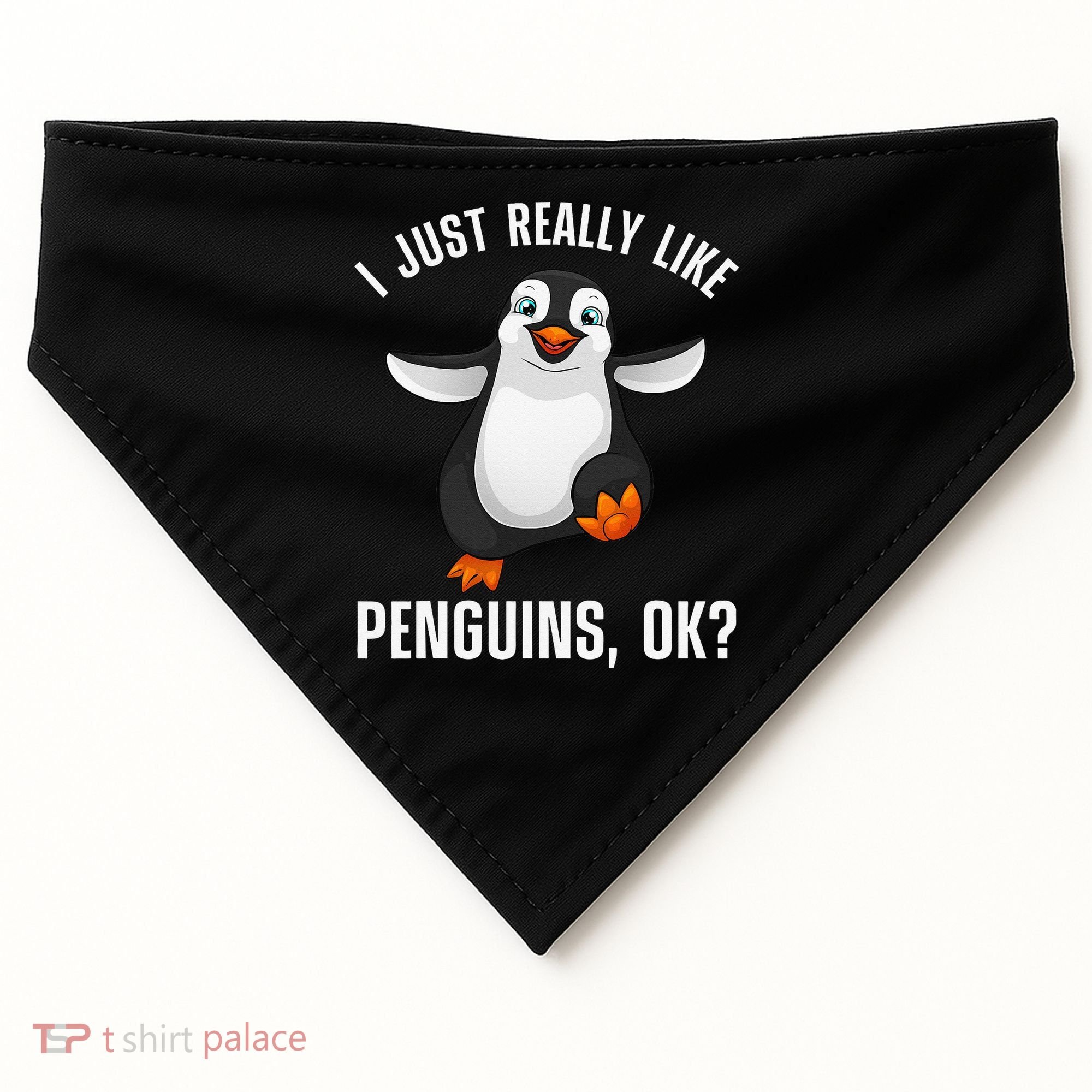 Cool Penguin For Wo Penguin Lovers Penguins USA-Made Doggie Bandana