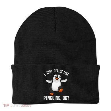 Cool Penguin For Wo Penguin Lovers Penguins Beanie