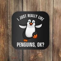 Cool Penguin For Wo Penguin Lovers Penguins Coaster thumb 0