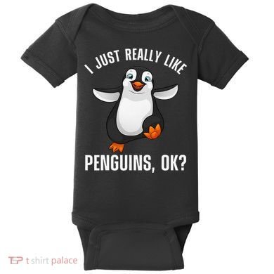 Cool Penguin For Wo Penguin Lovers Penguins Baby Bodysuit