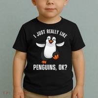 Cool Penguin For Wo Penguin Lovers Penguins Toddler T-Shirt thumb 2