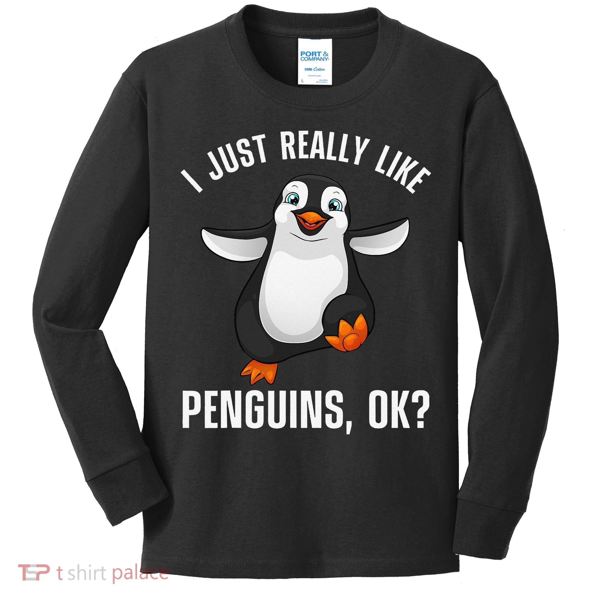 Cool Penguin For Wo Penguin Lovers Penguins Kids Long Sleeve Shirt