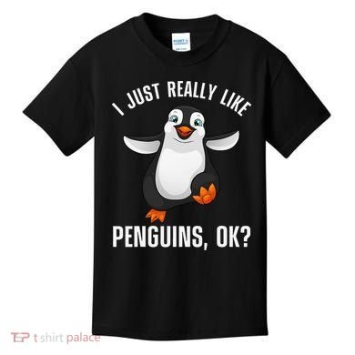 Cool Penguin For Wo Penguin Lovers Penguins Kids T-Shirt