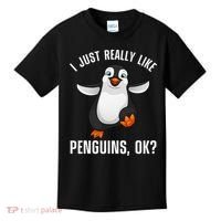 Cool Penguin For Wo Penguin Lovers Penguins Kids T-Shirt thumb 0