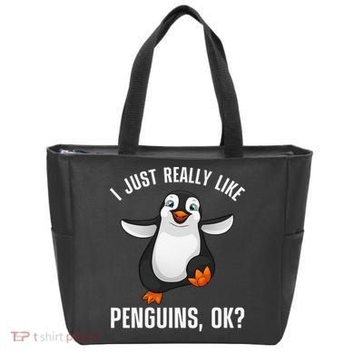 Cool Penguin For Wo Penguin Lovers Penguins Tote Bag