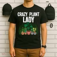 Cute Plant For Women Mom Crazy Plant Lady Gardening Plants T-Shirt thumb 6